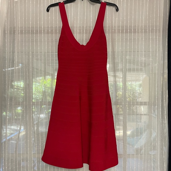 Herve Leger red Dress - Picture 4 of 13